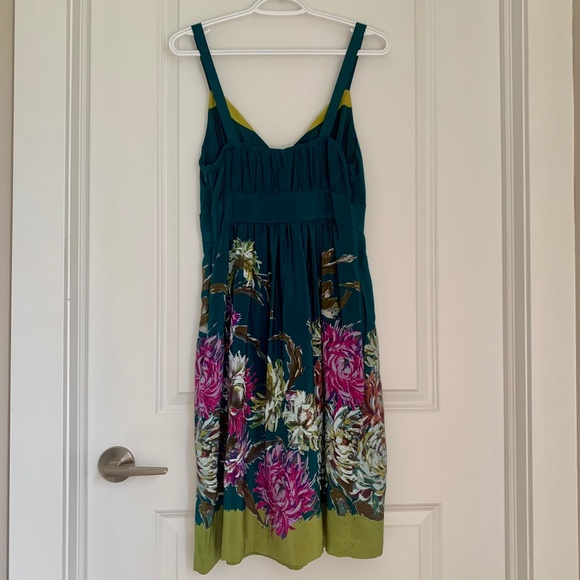 Anthroplogie Maeve Impressionists Dream Silk Dress - Picture 6 of 15